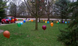 Balloons for Open House Event