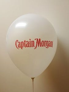 Custom made balloons with logos