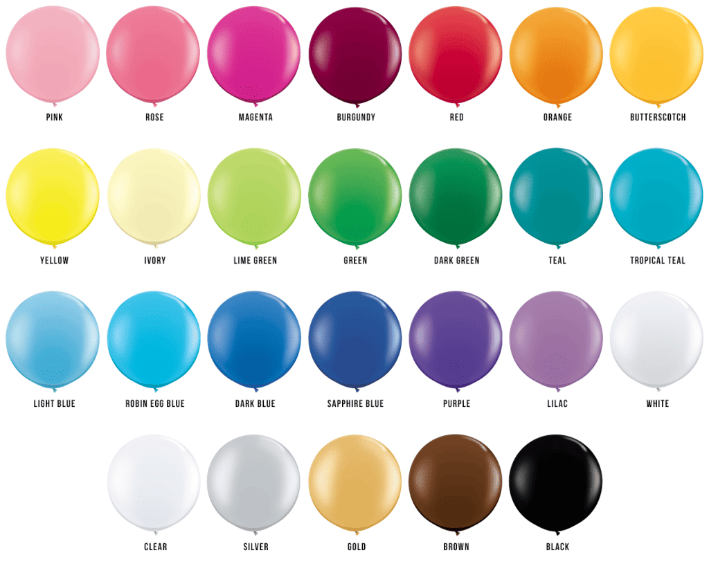 color-chart-36 - CSA Balloons